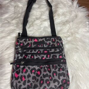 Joe Boxer Stylish Leopard Print Crossbody Bag